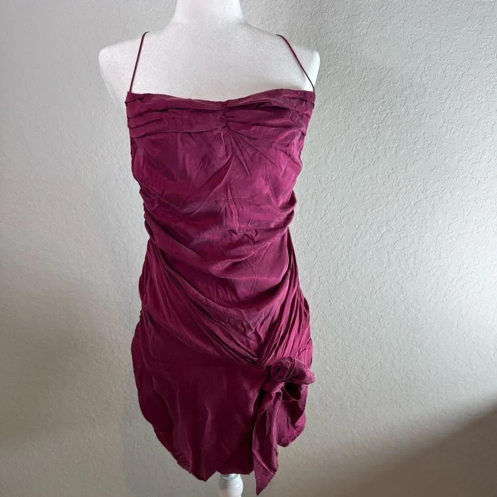 For Love & Lemons Allie Mini Dress Size L NWT - Picture 3 of 11